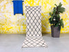 Classic Diamond Lattice Moroccan Rug 2x9 ft - G5360