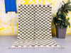 Green Checkered Moroccan rug 5x7 ft - G4146