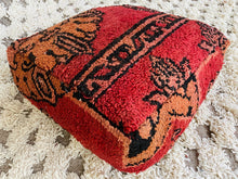 Load image into Gallery viewer, Moroccan floor pillow cover - S95, Floor Cushions, The Wool Rugs, The Wool Rugs, 
