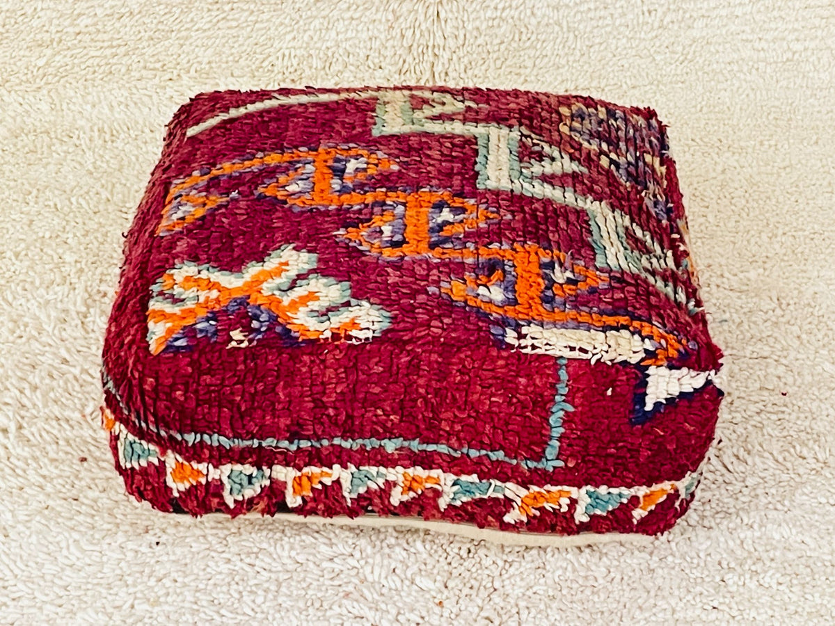 Moroccan floor pillow cover S236 The Wool Rugs