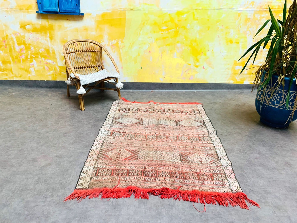 Flatweave Moroccan rug 3x5 FM1 The Wool Rugs