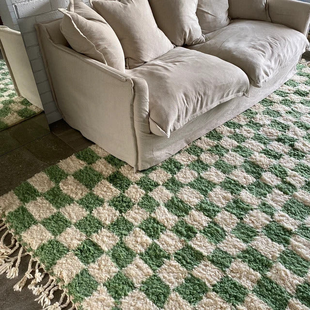 90s Checkared Rug The history of the Checkered rug – The Wool Rugs