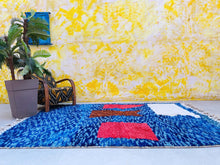 Load image into Gallery viewer, morrocan rug 6x9, gifts new home, rug for home decor, modern design, gift rugs, rug for living room, tapis marocain, hand knotted rug, moroccan rug 6x9, moroccan shag rug, washable rugs, washable rug, rugs for gift