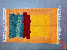 Load image into Gallery viewer, beni rug, Berber rug, Contemporary rug, shag rug, Beni ourain rug, wool rug, Minimalist rug, Moroccan rug 8x10, Moroccan area rug, Handmade rug, moroccan rug 8x10, custom handmade rug, Moroccan area rug