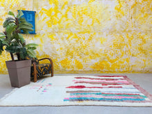 Load image into Gallery viewer, Beni ourain rug, Minimalist rug, blue rug, wool rug, moroccan rug 9x12, moroccan solid rug, Morocco rug, berber rug, wool custom rug, custom made rugs, moroccan berber rug, Handmade rug, Morocco rug