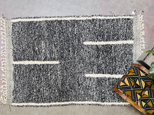 Load image into Gallery viewer, Wool rug, Moroccan Ivory rug, Custom size rug, Wool rug, custom made, Beni ourain rug, Morocco rug, Moroccan rug, moroccan berber rug, moroccan berber rug, Custom rug, Moroccan wool rug, All wool rug
