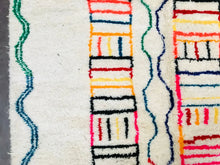 Load image into Gallery viewer, beni ourain rugs,  
moroccan rugs, 
morocco rugs, 
rugs moroccan, 
rugs wool, 
wool for rugs, 
area wool rug, 
wool rugs, 
berber carpet, 
berber rugs, 
handmade rug, 