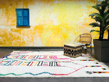 Load image into Gallery viewer, beni ourain rugs,  
moroccan rugs, 
morocco rugs, 
rugs moroccan, 
rugs wool, 
wool for rugs, 
area wool rug, 
wool rugs, 
berber carpet, 
berber rugs, 
handmade rug, 