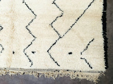 Load image into Gallery viewer, Beni ourain rug, morocco rug, Beni ourain rug, Minimalist rug, custom rugs, moroccan rug 9x12, Blue area rug, Beni Ourain rug, Wool rug, wool rug, Custom area rug, custom design rugs, Moroccan rug