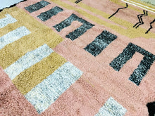 Load image into Gallery viewer, beni ourain rug morocco, 
beni ourain rug 3x6, 
beni ourain rugs,  
moroccan rugs, 
morocco rugs, 
rugs moroccan, 
rugs wool, 
wool for rugs, 
area wool rug, 
wool rugs, 
berber carpet, 