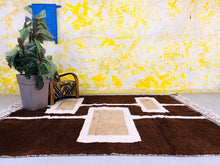 Load image into Gallery viewer, moroccan rug, 
beni ourain rug,
beni rugs, 
rug rugs, 
washable rug, 
the wool rug, 
custom rug, 
boho decor, 
home decor, 
free shipping, 
moroccan carpet, 
custm size rug 
