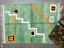 Load image into Gallery viewer, boho rug,
handmade rug,
morrocan rug,
kilim rug,
bedroom rug,
sheepskin rug,
living room rug,
berber rug,
wool rug,
abstract rug,
beni ourain rug,
colorful rug,
bohemian rug,
retro rug,
oriental rug,
rug for bedroom,
