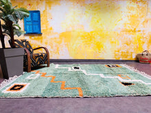 Load image into Gallery viewer, boho rug,
handmade rug,
morrocan rug,
kilim rug,
bedroom rug,
sheepskin rug,
living room rug,
berber rug,
wool rug,
abstract rug,
beni ourain rug,
colorful rug,
bohemian rug,
retro rug,
oriental rug,
rug for bedroom,
