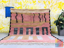 Load image into Gallery viewer, beni ourain rug morocco, 
beni ourain rug 3x6, 
beni ourain rugs,  
moroccan rugs, 
morocco rugs, 
rugs moroccan, 
rugs wool, 
wool for rugs, 
area wool rug, 
wool rugs, 
berber carpet, 