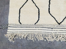 Load image into Gallery viewer, beni ourain rug vintage, 
beni ourain rug morocco, 
beni ourain rug 3x6, 
beni ourain rugs,  
moroccan rugs, 
morocco rugs, 
rugs moroccan, 
rugs wool, 
wool for rugs, 