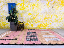 Load image into Gallery viewer, beni ourain rug morocco, 
beni ourain rug 3x6, 
beni ourain rugs,  
moroccan rugs, 
morocco rugs, 
rugs moroccan, 
rugs wool, 
wool for rugs, 
area wool rug, 
wool rugs, 
berber carpet, 