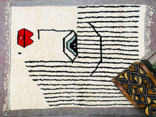 Load image into Gallery viewer, Berber rug, custom moroccan rug, Wool rug, Custom size rug, Berber rug, rugs rug, moroccan rug 9x12, shag rug, All wool rug, Moroccan rug, Moroccan area rug, Custom rug