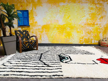 Load image into Gallery viewer, Berber rug, custom moroccan rug, Wool rug, Custom size rug, Berber rug, rugs rug, moroccan rug 9x12, shag rug, All wool rug, Moroccan rug, Moroccan area rug, Custom rug