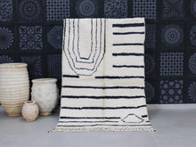 Load image into Gallery viewer, Handmade Moroccan  Rug 5x8 - A75, Rugs, The Wool Rugs, The Wool Rugs, 
