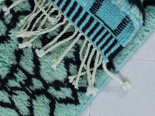Load image into Gallery viewer, Mint Green Moroccan Custom Rug, Custom rugs, The Wool Rugs, The Wool Rugs, 