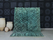 Load image into Gallery viewer, Mint Green Moroccan Custom Rug, Custom rugs, The Wool Rugs, The Wool Rugs, 