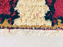 Load image into Gallery viewer, Boucherouite vintage Rug 2x6 ft - N7176 (Copy), Vintage, The Wool Rugs, The Wool Rugs, 
