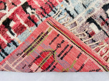 Load image into Gallery viewer, Vintage Area Rug, boho area rug, beni ourain rug, Authentic rug, Boujaad Rug, handmade rug, antique rug, vintage moroccan rug, handmade gift, boho rug, Traditional rug, moroccan rug, 