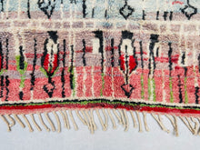 Load image into Gallery viewer, Vintage Area Rug, boho area rug, beni ourain rug, Authentic rug, Boujaad Rug, handmade rug, antique rug, vintage moroccan rug, handmade gift, boho rug, Traditional rug, moroccan rug, 