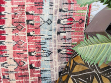 Load image into Gallery viewer, Vintage Area Rug, boho area rug, beni ourain rug, Authentic rug, Boujaad Rug, handmade rug, antique rug, vintage moroccan rug, handmade gift, boho rug, Traditional rug, moroccan rug, 
