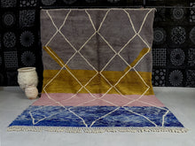 Load image into Gallery viewer, Multicolor Wool Area Rug - Custom Handmade Living Room Carpet
