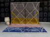 Multicolor Wool Area Rug - Custom Handmade Living Room Carpet