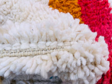 Load image into Gallery viewer, abstract rug, colorful beni ourain, modern beni rug, moroccan ivory rug, wedding gift, Living Room Rug, shag pile rug, gift for her, moroccan home decor, woolen rugs, soft wool rug, bathroom rug, handmade gift rug
