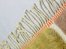 Load image into Gallery viewer, Artisan-crafted Moroccan carpet with abstract patchwork pattern

