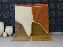 Load image into Gallery viewer, Handmade Beni Ourain rug with earthy abstract design

