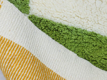 Load image into Gallery viewer, Modern Moroccan rug with grid design and bold colors


