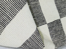 Load image into Gallery viewer, Black and White Checkered Moroccan Rug – Handmade Wool Custom Beni Ourain Carpet, Custom rugs, The Wool Rugs, The Wool Rugs, 
