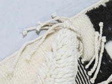 Load image into Gallery viewer, Black and White Checkered Moroccan Rug – Handmade Wool Custom Beni Ourain Carpet, Custom rugs, The Wool Rugs, The Wool Rugs, 
