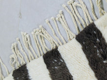 Load image into Gallery viewer, Black and White Checkered Moroccan Rug – Handmade Wool Custom Beni Ourain Carpet, Custom rugs, The Wool Rugs, The Wool Rugs, 
