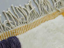 Load image into Gallery viewer, Soft handmade rug with colorful block layout


