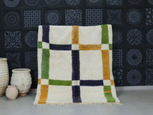 Load image into Gallery viewer, Color Block Moroccan Wool Rug
