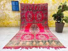 Load image into Gallery viewer, Traditional Moroccan Rug 7x12 ft - G3458
