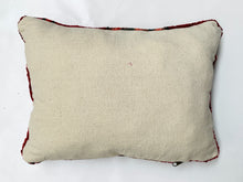 Load image into Gallery viewer, Red Moroccan Wool Pillow - PI109
