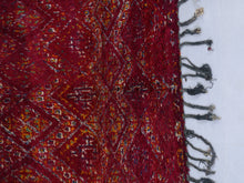 Load image into Gallery viewer, Vintage Handmade Moroccan Rug 6x11 - Soft Wool Berber Rug - C19, Rugs, The Wool Rugs, The Wool Rugs, 
