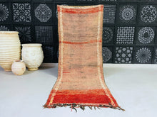 Load image into Gallery viewer, Vintage Moroccan Boucherouite Rug 3x7 - TB4, Rugs, The Wool Rugs, The Wool Rugs, 
