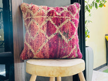 Load image into Gallery viewer,  pillow,  soft pillow,  hand woven pillow,  home deco,  throw pillow,  cute cushion,  Cushion for Sofa,  Cushion for Living Room,  Soft Cushion,  Decorative Throw Pillow,  Soft PLush knot pillow,  Modern Cushion,  Square woven Seat cushion
