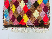 Load image into Gallery viewer, Handwoven Berber rug, ethically crafted using upcycled wool and cotton.

