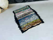 Load image into Gallery viewer, Eco-friendly upcycled fabric rug in vibrant tones

