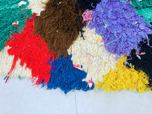 Load image into Gallery viewer, Bright and cheerful Moroccan carpet perfect for entryways
