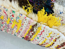 Load image into Gallery viewer, Artisan-crafted Moroccan Boucherouite rug displayed in a modern home
