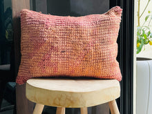 Load image into Gallery viewer, Warm Coral Wool Pillow Cover - PI151
